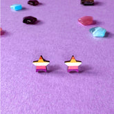 Lesbian Star Stud Earrings